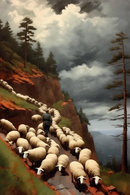 01105-503495329-_lora_Winslow Homer Style_1_Winslow Homer Style - a man is walking his sheeps on a dangerous winding road around the cliff. Full.png